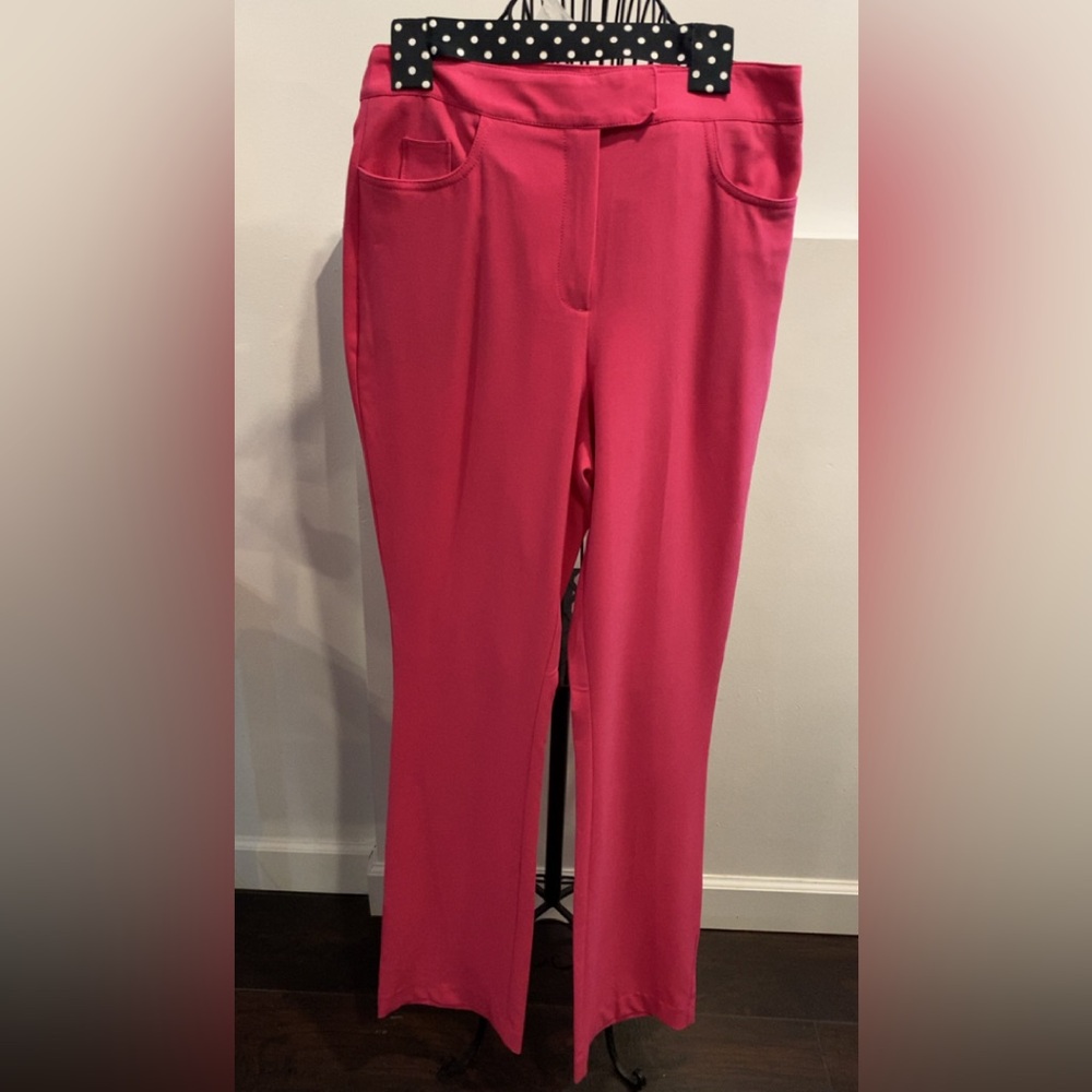 Stylish Pink Women's Pants Size 10 Tall